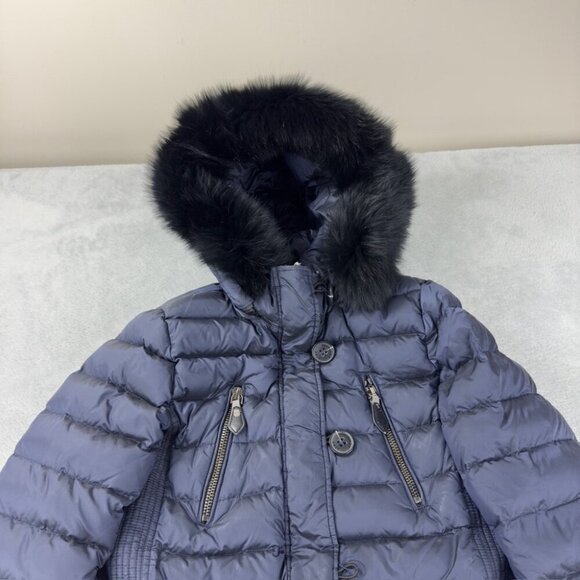Burberry Navy Blue Down Puffer Jacket Women’s Size M - Picture 14 of 16